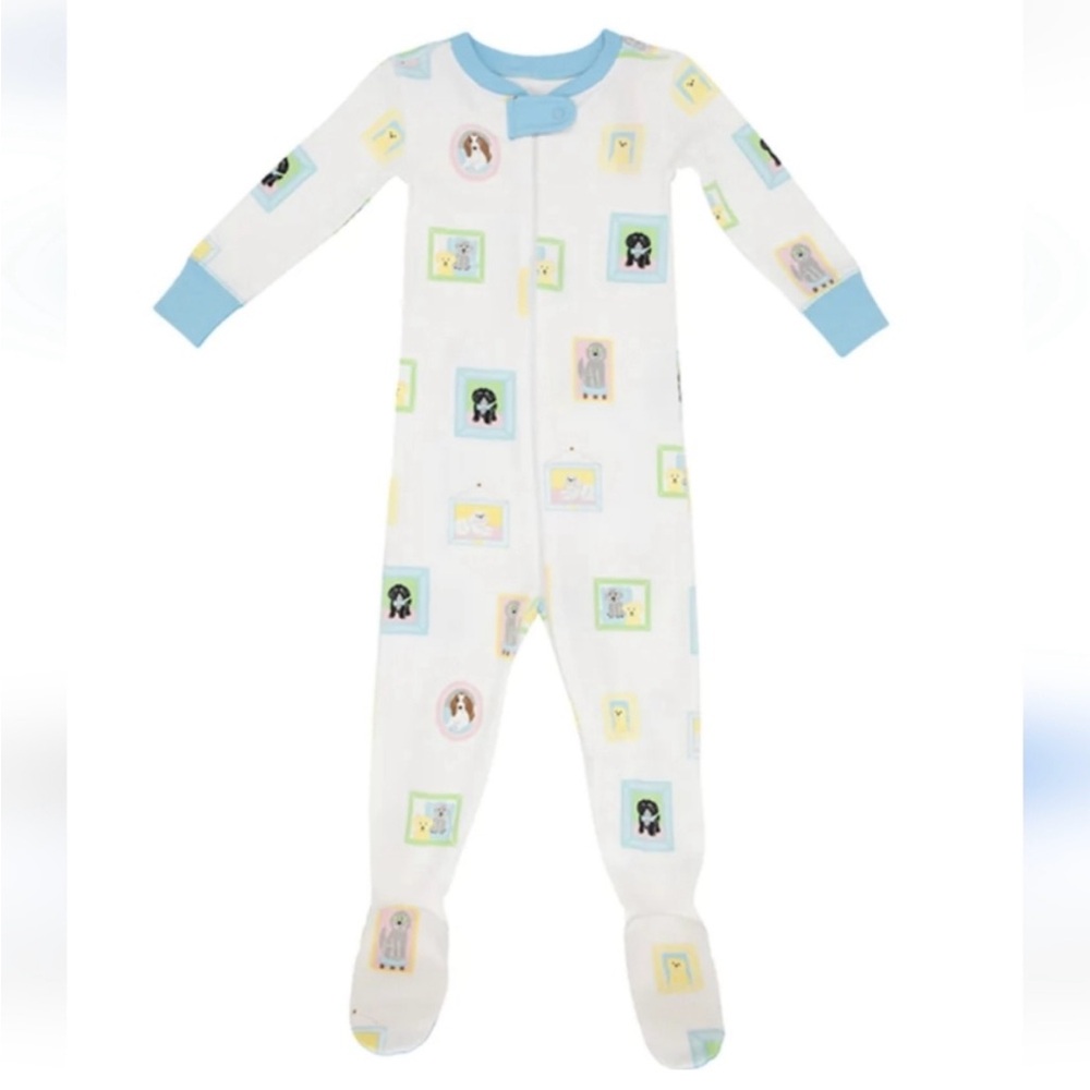 TBBC Beaufort Bonnet Co Knox's Night Night Gallery Wall Paw-Faction Footed PJs